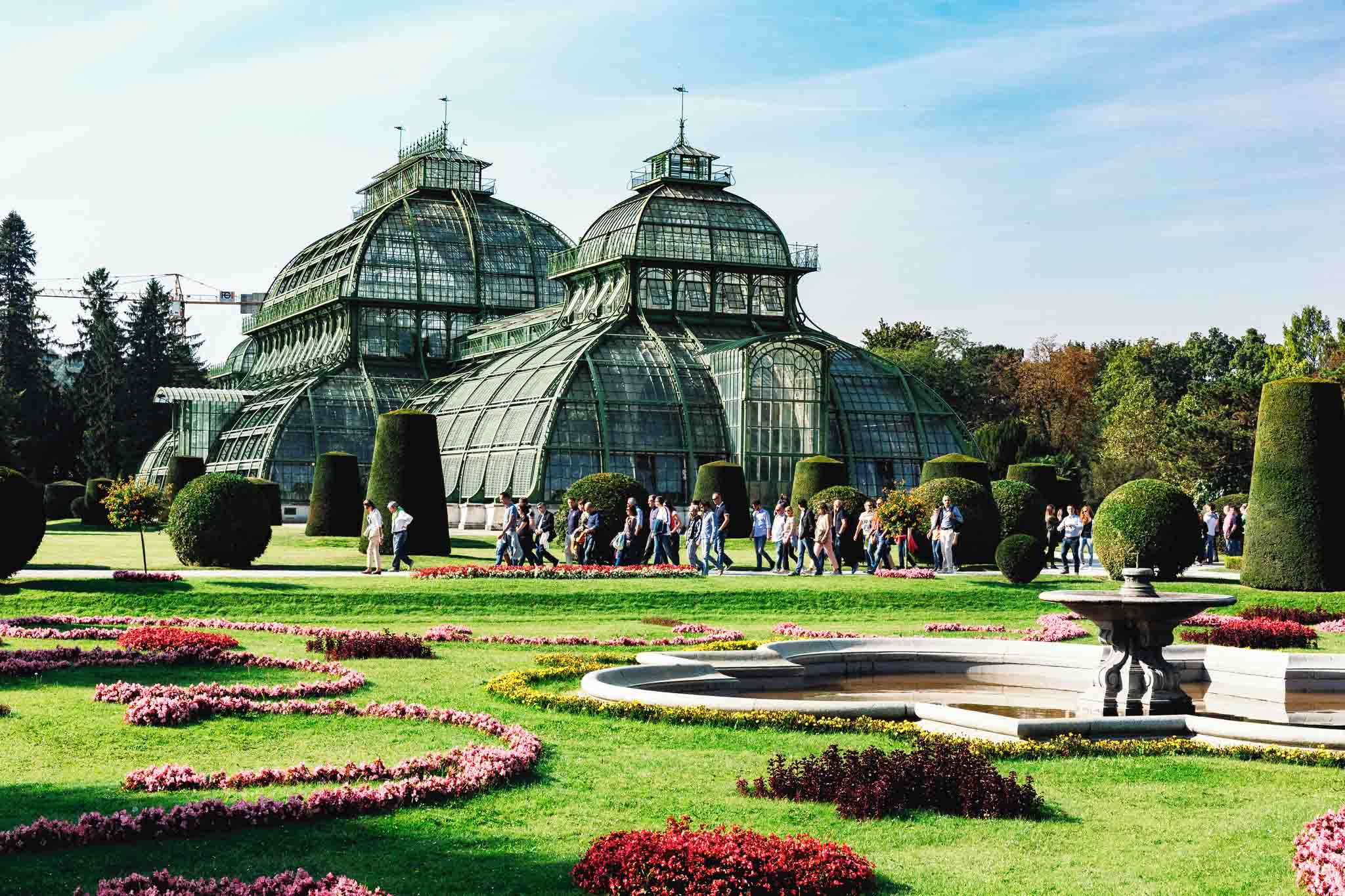 Wander around Palmenhaus Schönbrunn