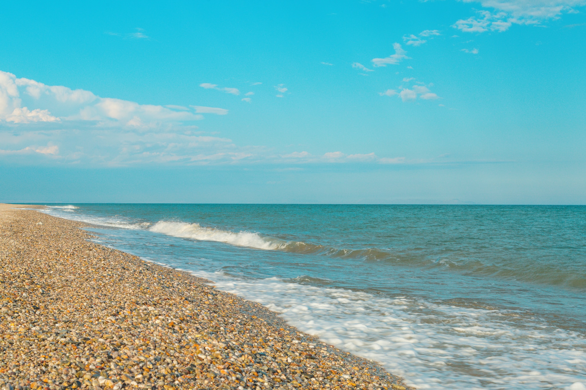 A view of the beach at Agrilia Kratigou.