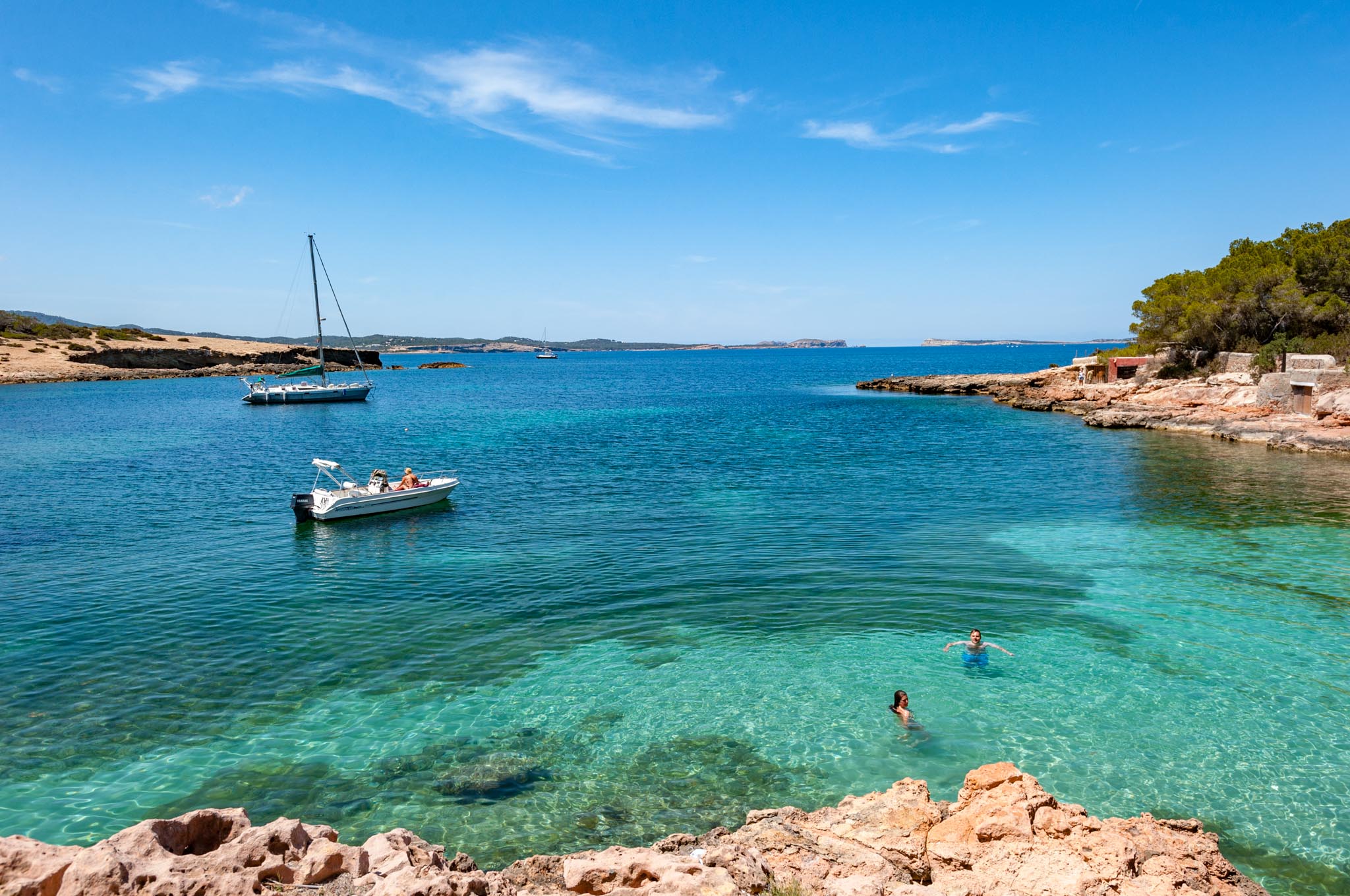Ibiza Holidays, Cala Gracio Beach, Ibiza, Balearic Islands, Spain