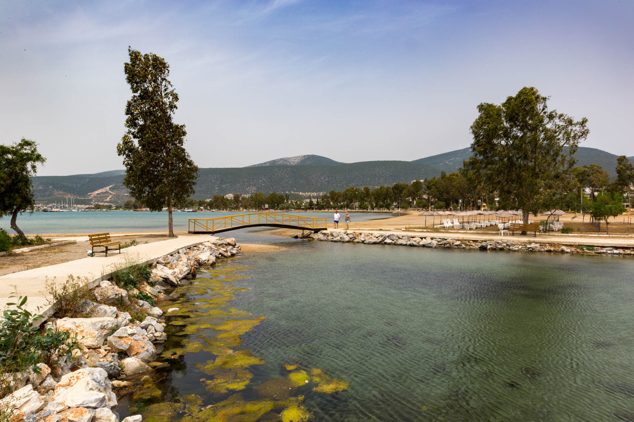 Several small beaches