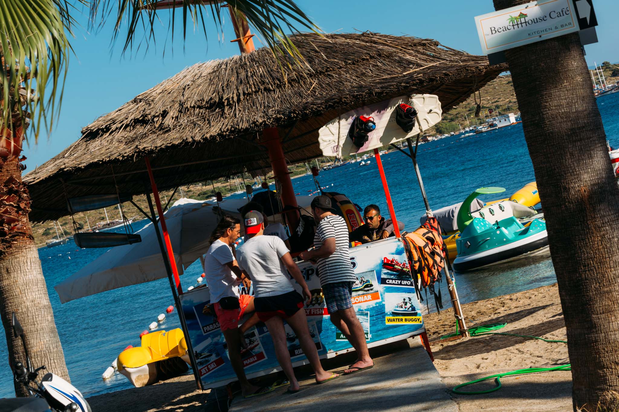 Water sports by Gumbet Beach