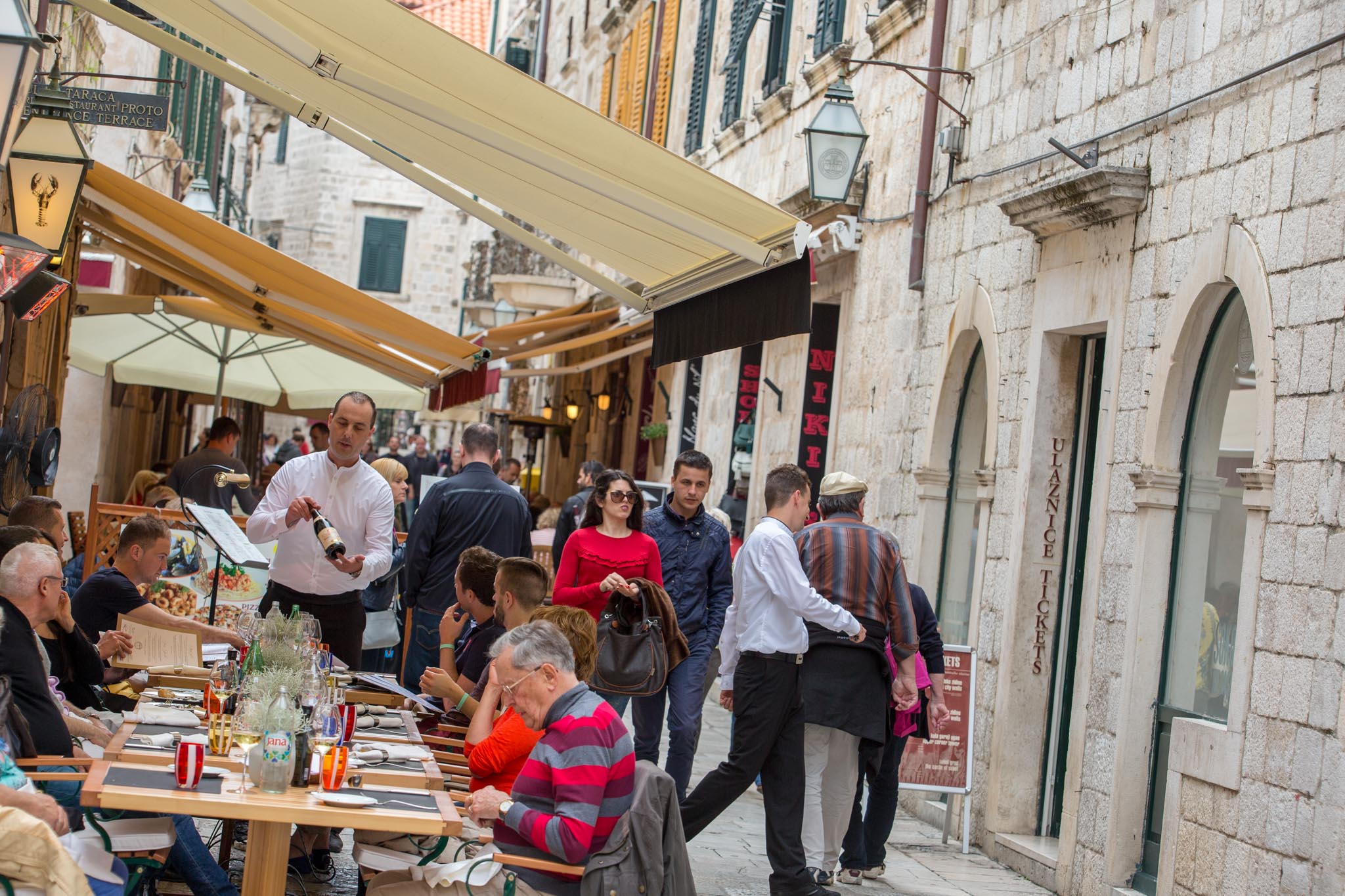 Dining out in Dubrovnik