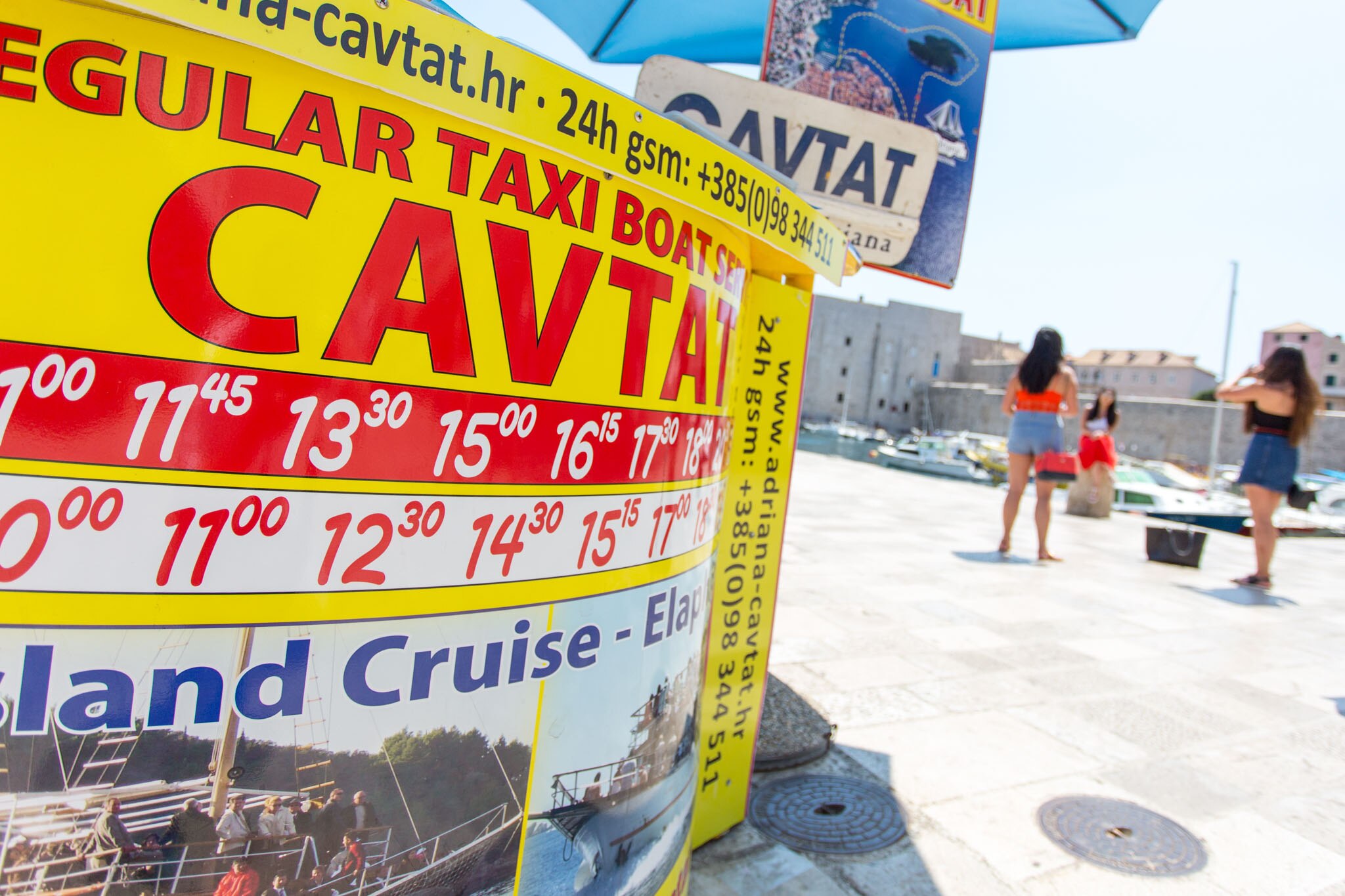 Jump on a boat to Cavtat and Lokrum island 