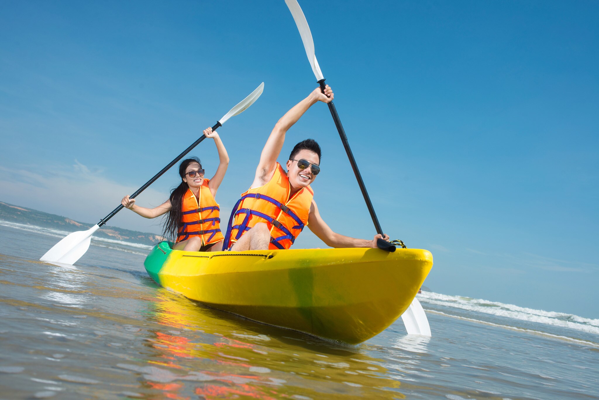 Sea kayaking 