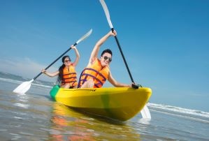 Sea kayaking 