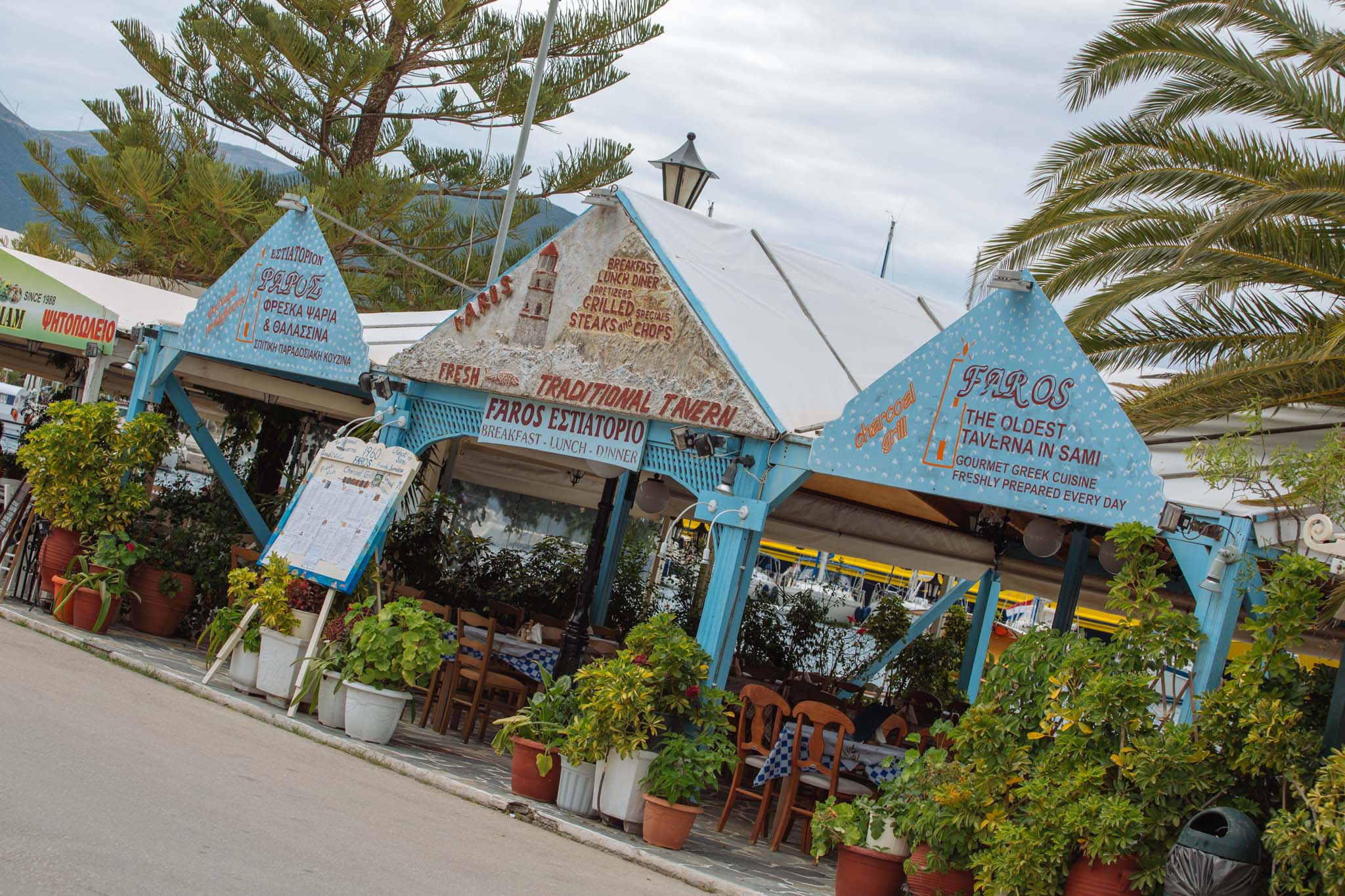 Bars on the waterfront prom