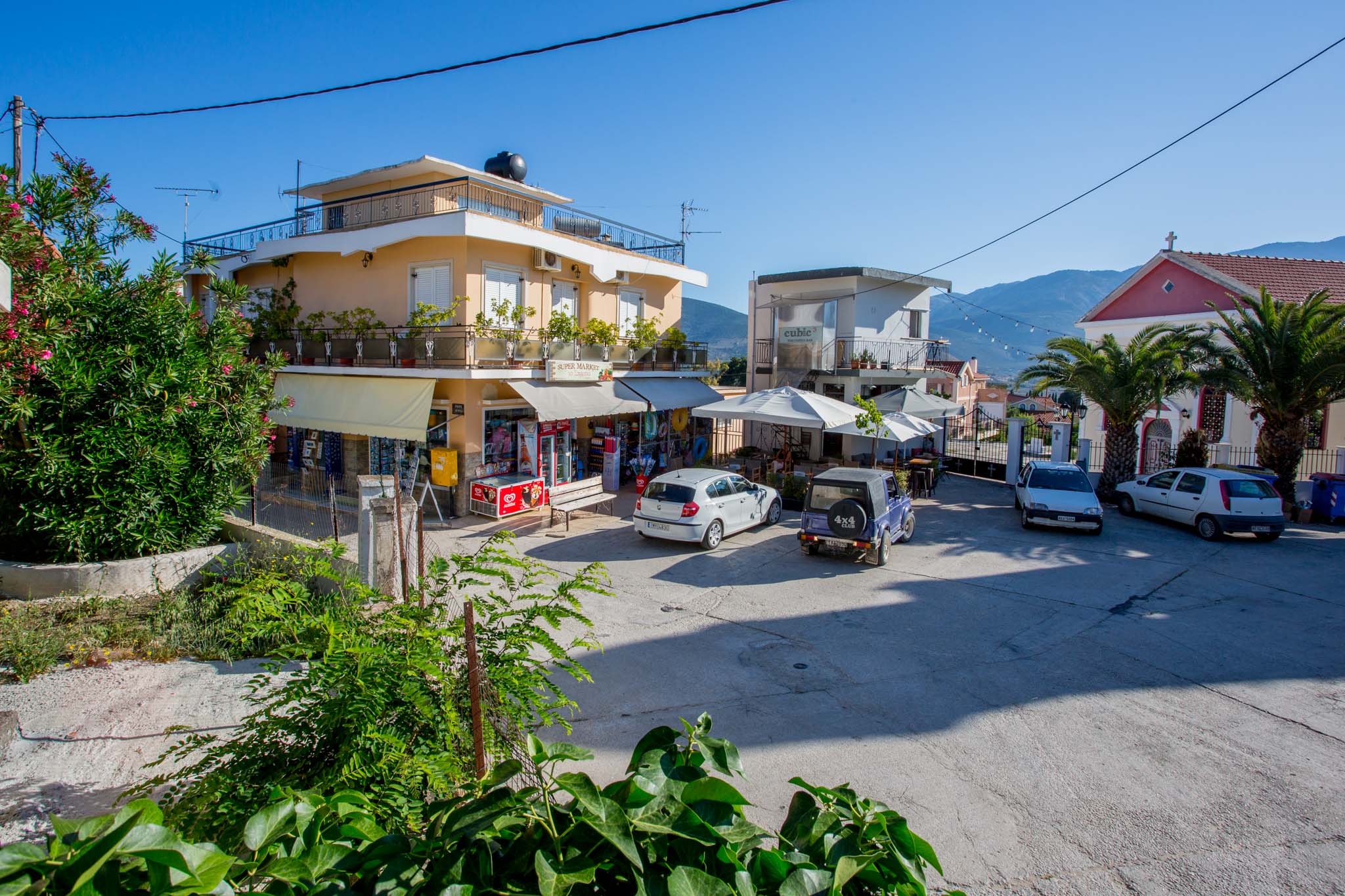 A quaint central square