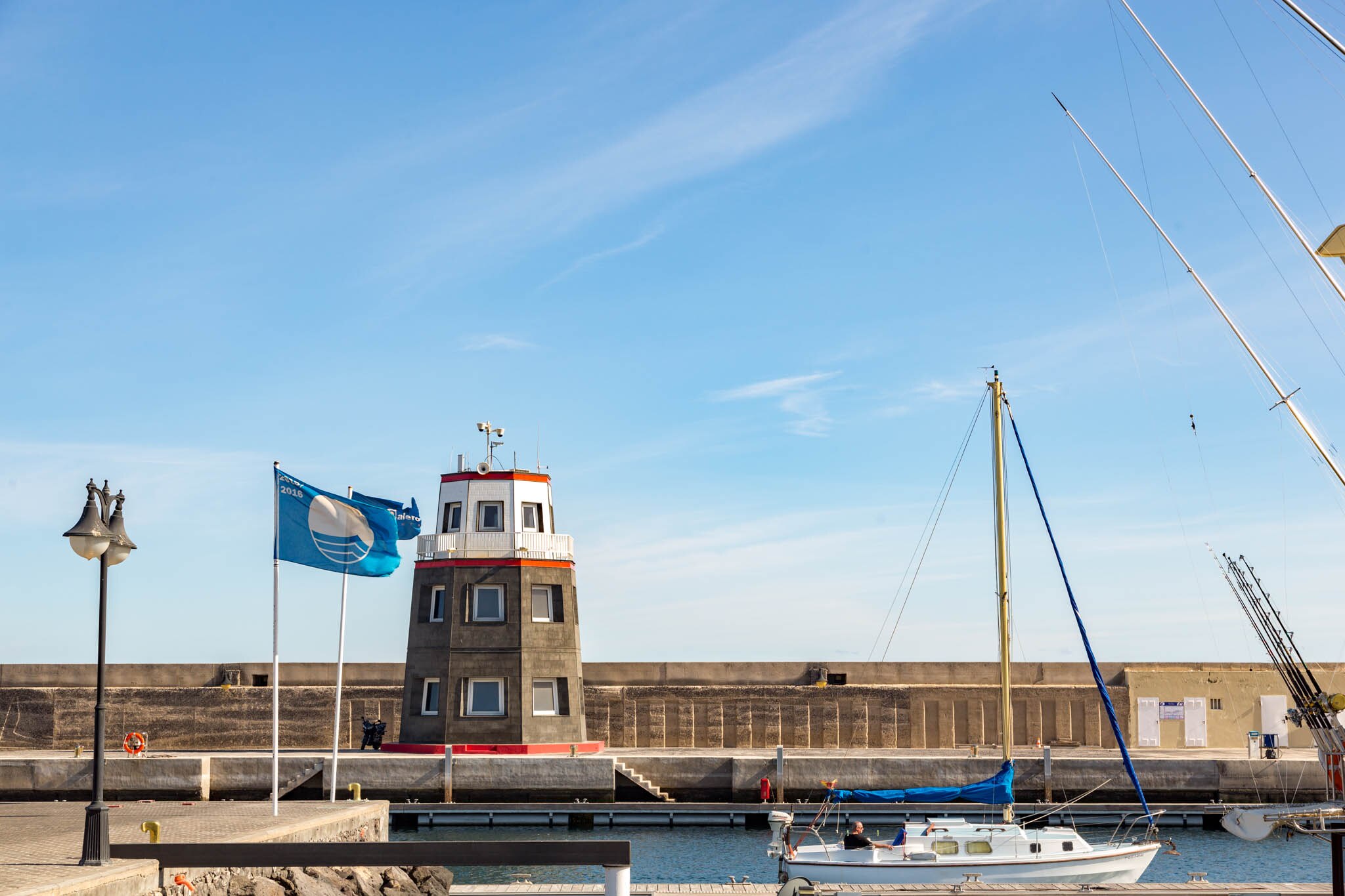 Water sports at the marina