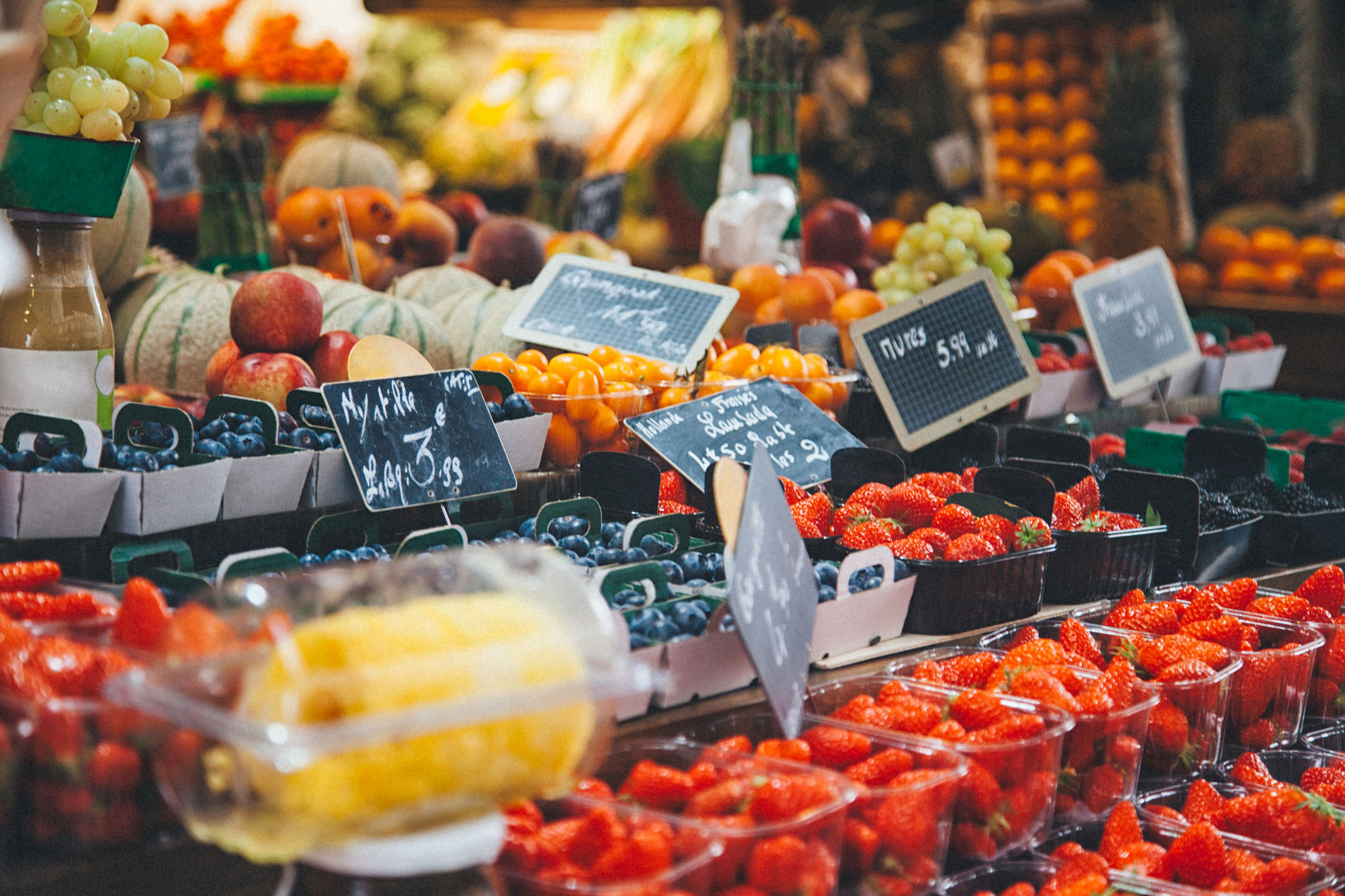 Gastronomic food market San Juan