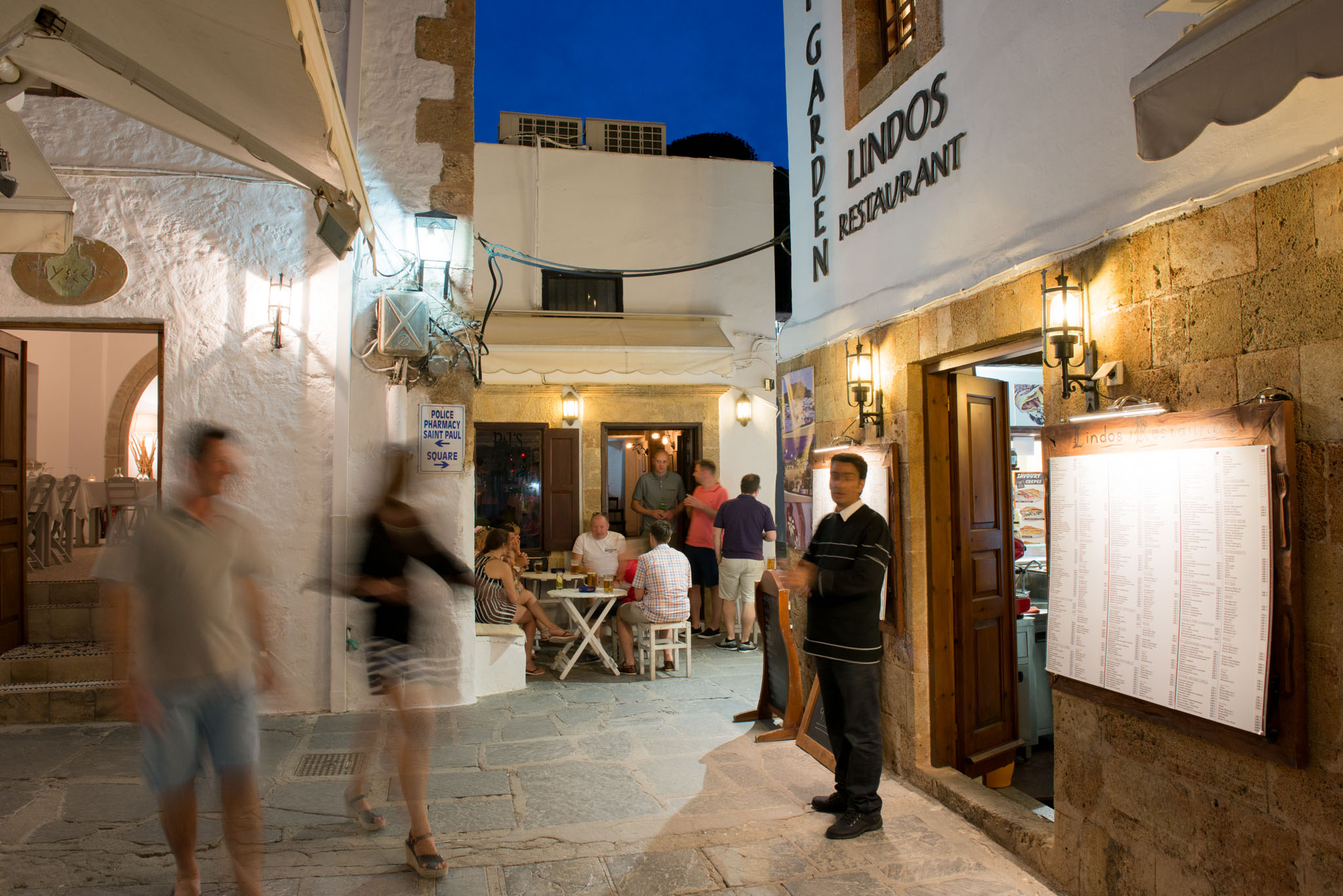 Lindos Blue Menu Rhodes A night in Lindos (Rhodes) | Jet2holidays