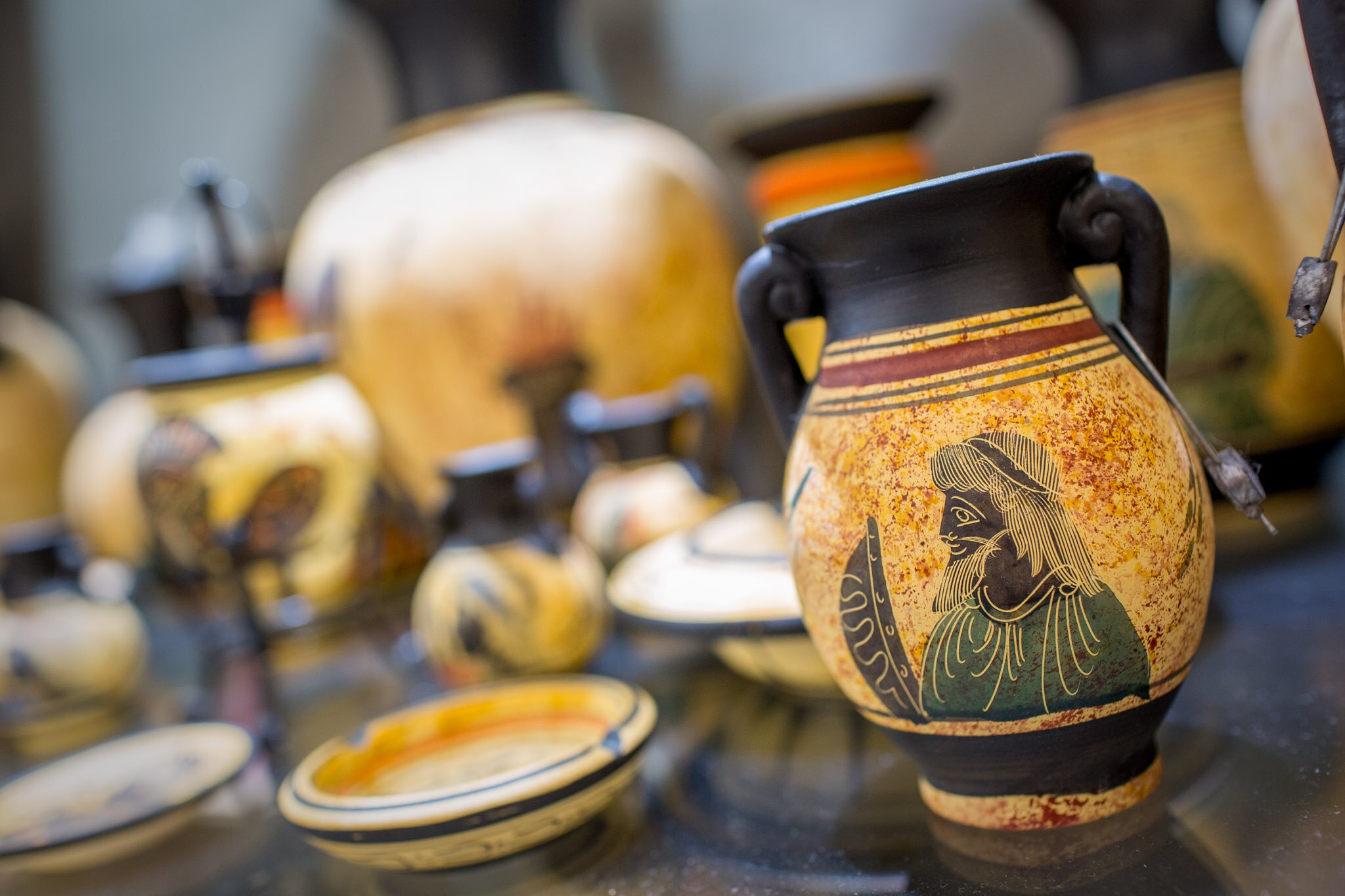 Small handful of shops