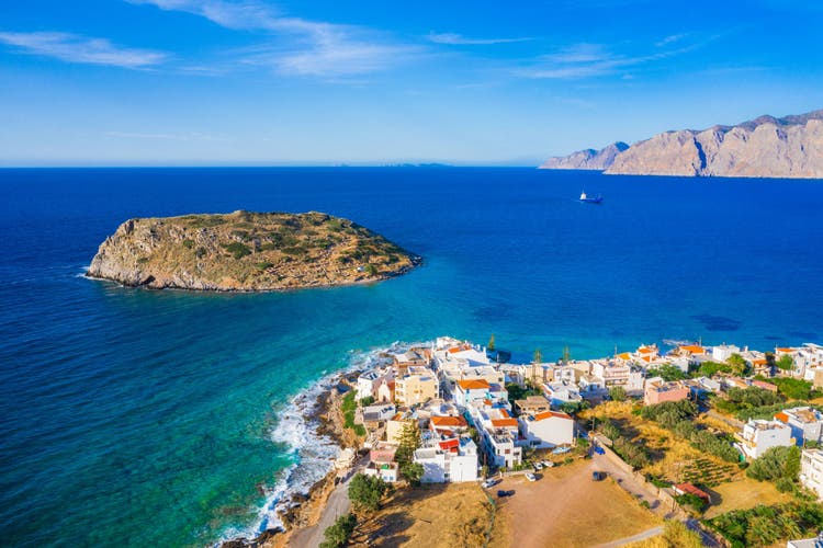 Small traditional fishing village of Mochlos, Crete, Greece.