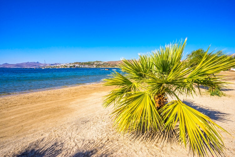 Bitez Beach in Bodrum, Turkey