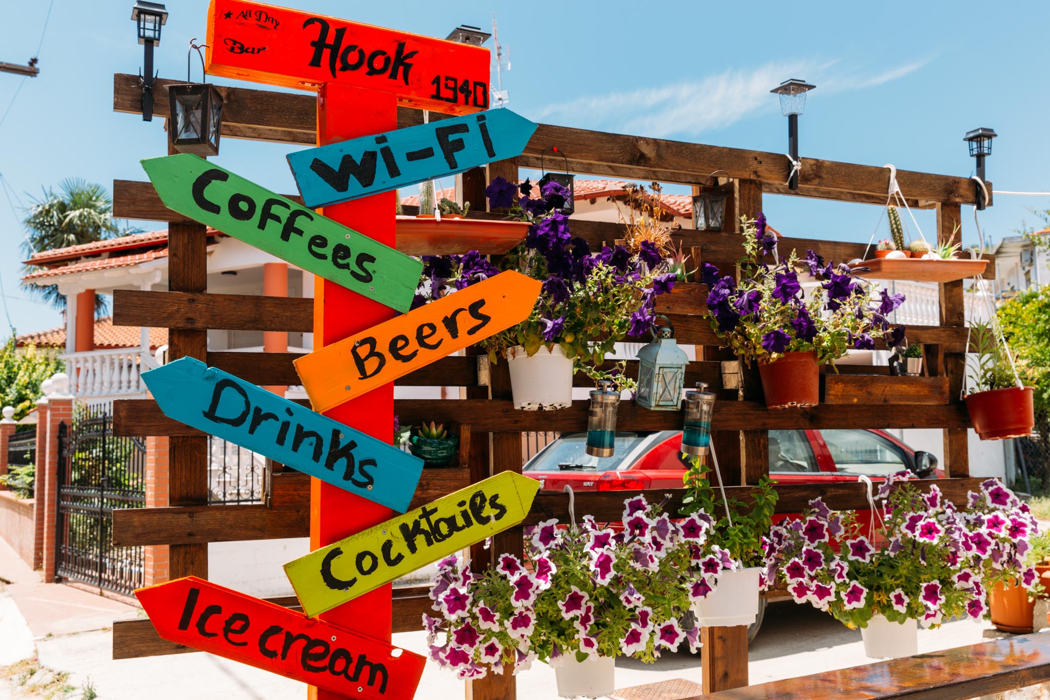 Beach bars in Paliouri