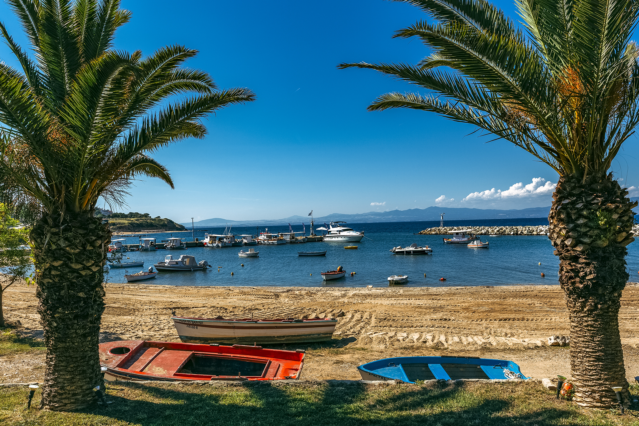 Sailing around the coast