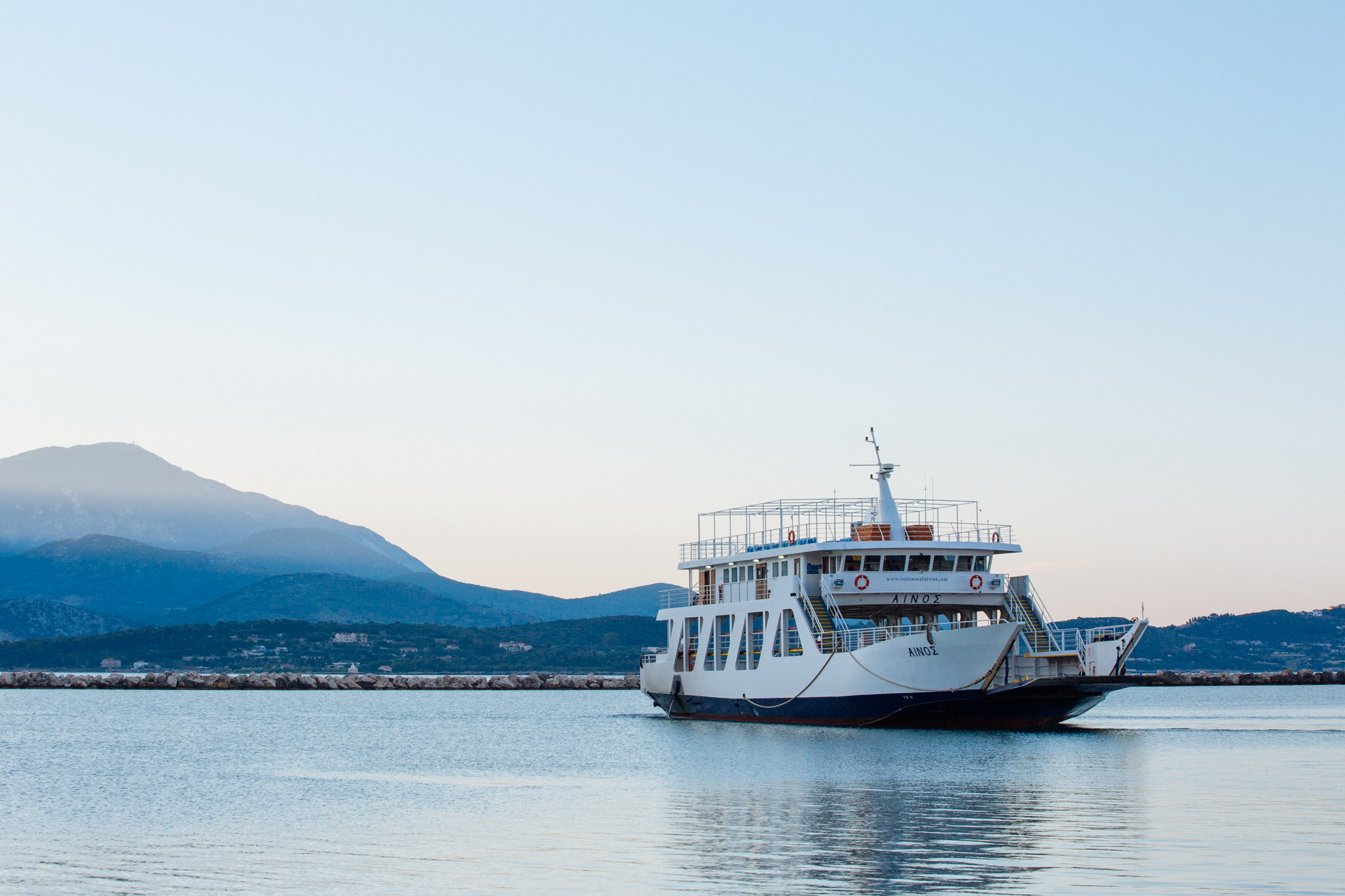 Catch the ferry to Argostoli