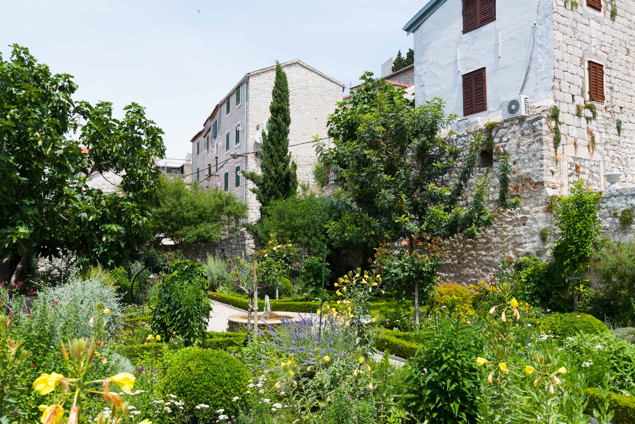 Medieval Monastery Mediterranean Garden 