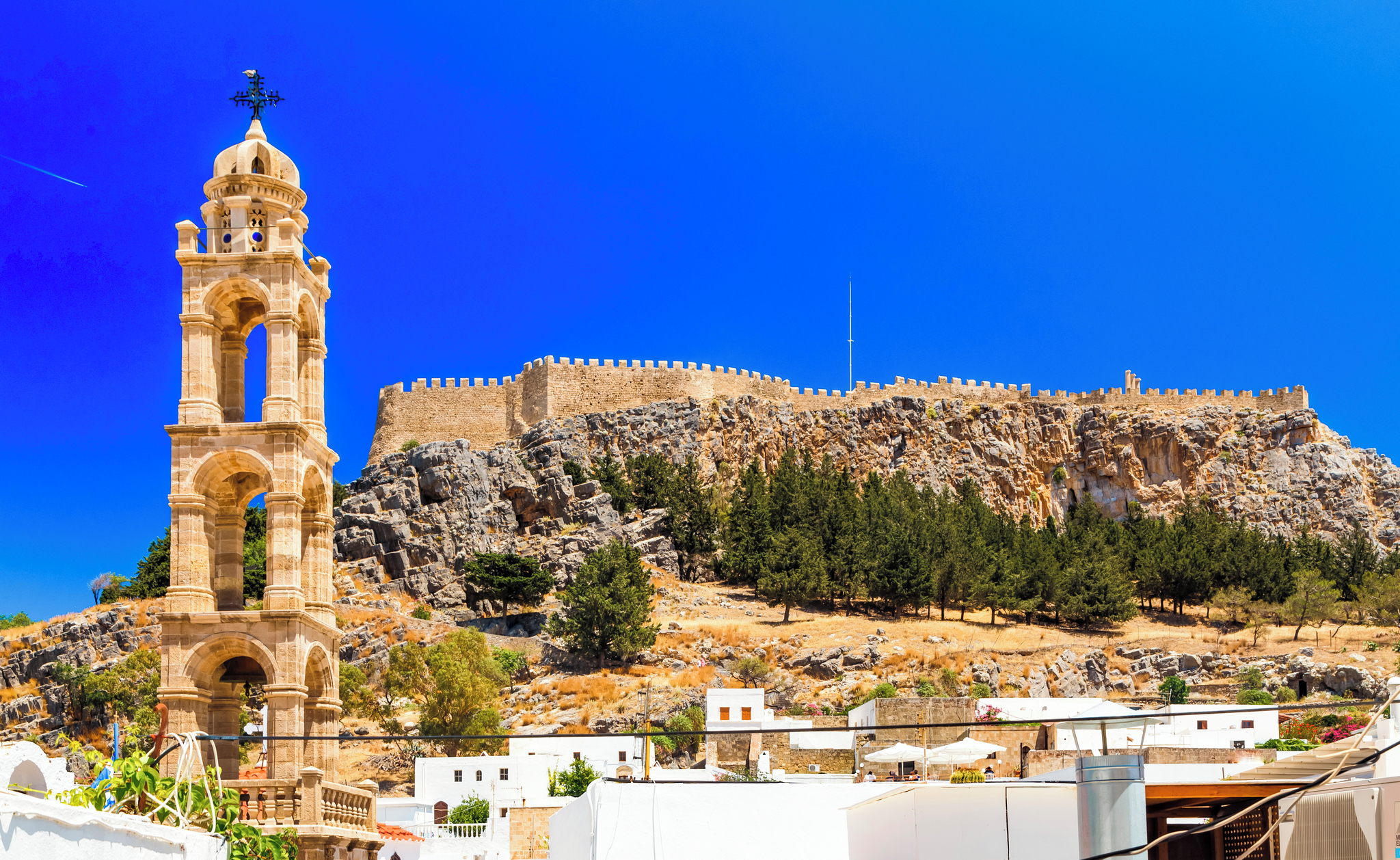 The Church of Panagia in Lindos